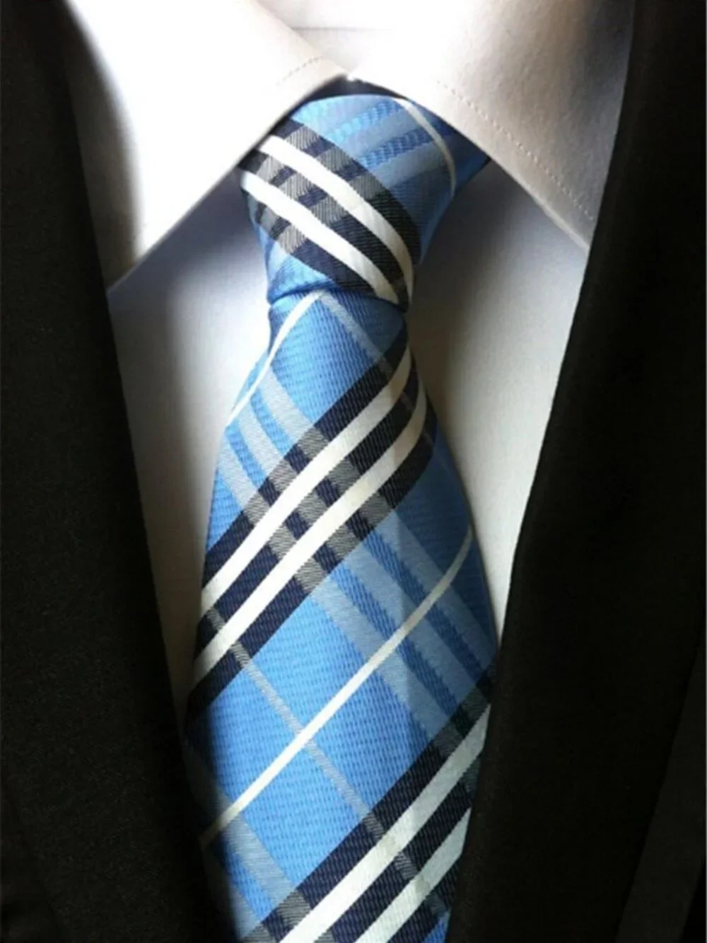 Lot of 9 Classic Men's Woven Jacquard Neckties - Stylish Formal Accessories